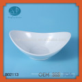 oval shaped salad bowl,ceramic oval bowl,ceramic bowl